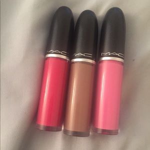 3 MAC Retro Matte Liquid Lipcolor Bundle